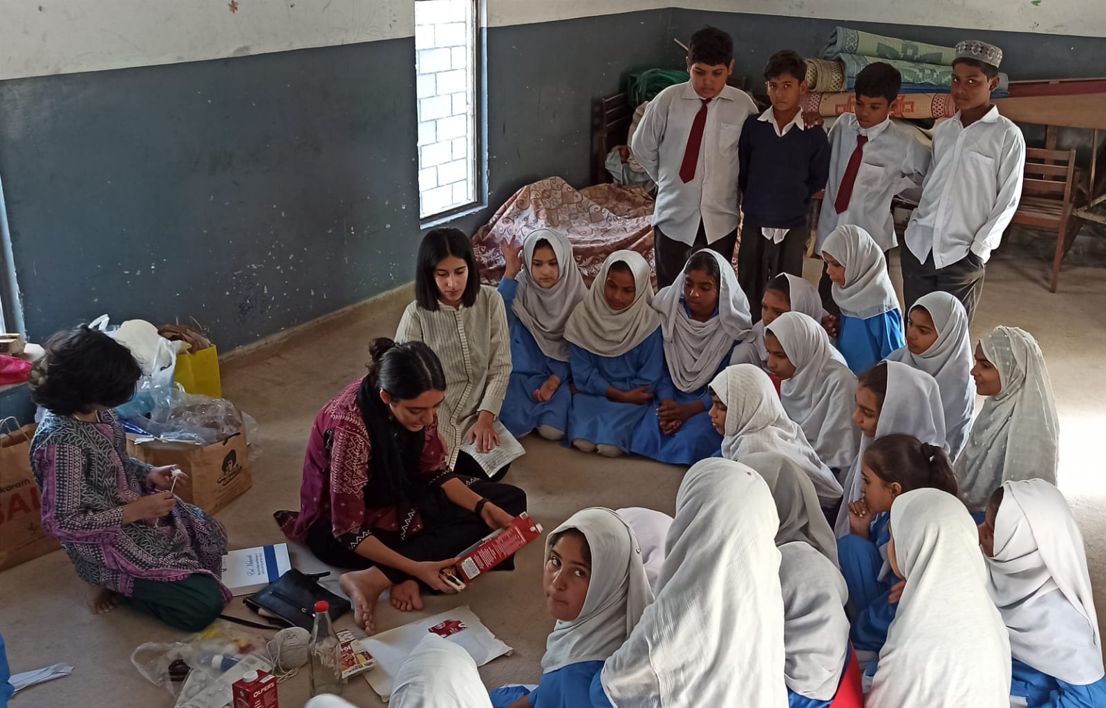 Cleanup Drive Organized by Progressive Climate Foundation with Students of SMPS